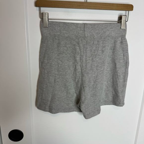 Reformation Knit Gray Pull On Lounge Shorts High Rise Size Small - Picture 3 of 4